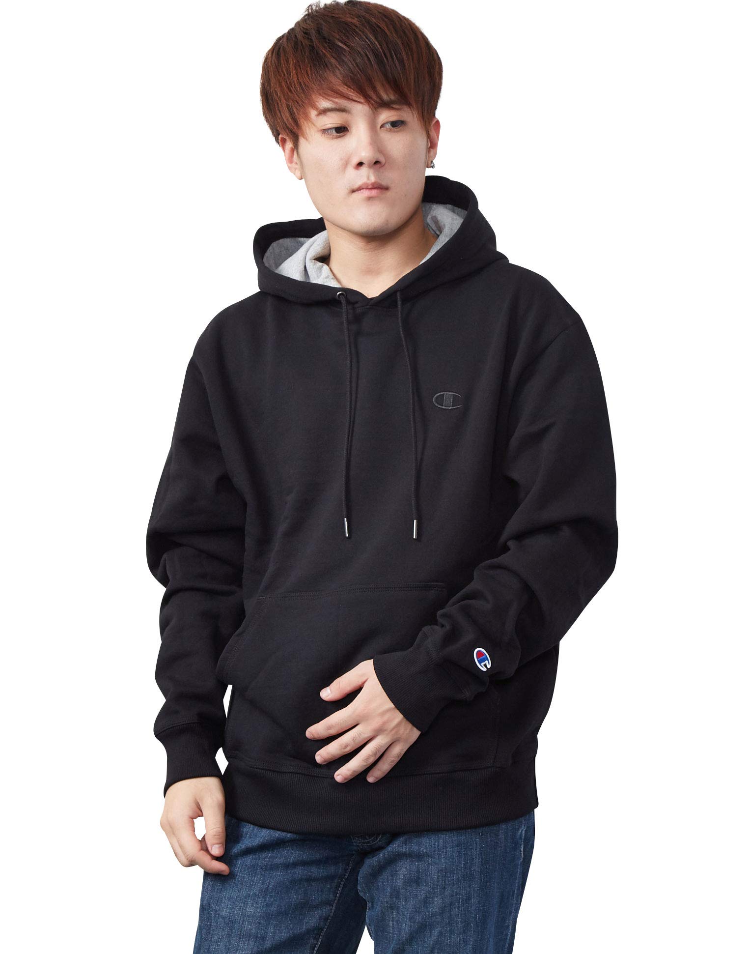 

Champion Powerblend Pullover Sweat Powerblend Fleece Pullover Size S0889 Hoodie, Hoodie, 2XL, Black, (Used)