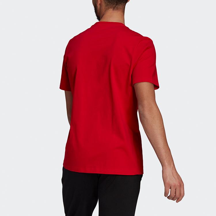 Adidas Essential Sport Crew Neck T-Shirt Men Tops Light-Scarlet GK9124