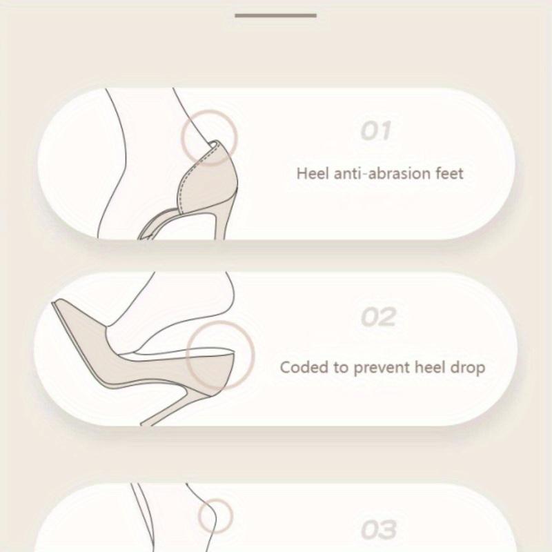 1Pair Ball of Foot Cushions Shoe Metatarsal Pads for High Heel Inserts, Gel Shoe Inserts for Relieve Foot Pain