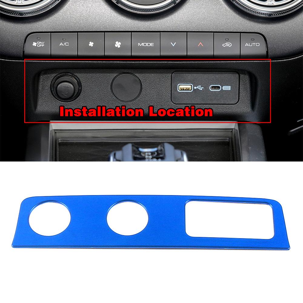 Für GWM Tank 300 2024 2024 Zubehör Blau Dekor Center Console Dashboard Sitz Lagerung Box Innen Griff Air Outlet Abdeckung Trim