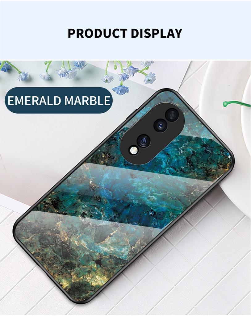 Pouzdro pro Honor 7C Pro 8A 8X X10 8 9 lite 9X Play View 10 20 40 30 Pro 60 70 Pouzdro Pro se X8 Pouzdro z mramorovaného tvrzeného skla Zadní kryt