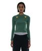 PARTIMENTO WOMEN Amore 93 Printed Long Sleeve Tee_Green