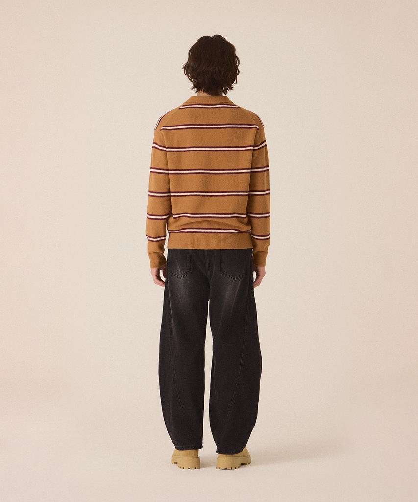 CUTZ Hairy Striped Collar Knit - 2 Colors