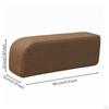 Supportive Curved Armrest Cushion Lightweight Sofa Pillow Compact Couch