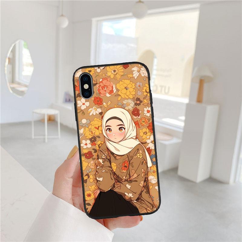 

PP40 Islamic Muslim Girls Hijab Case for Samsung M06 M15 M16 M35 M55 M56 A36 A42 A50 A50S A51 A52 A32 A33 A05 A05S A06 A16 A20 Galaxy A33 5G