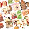 20pcs Fresh Store Series Food and Coffee Material Pack DIY Scrapbook Handbook Aesthetic Stationery Supplies