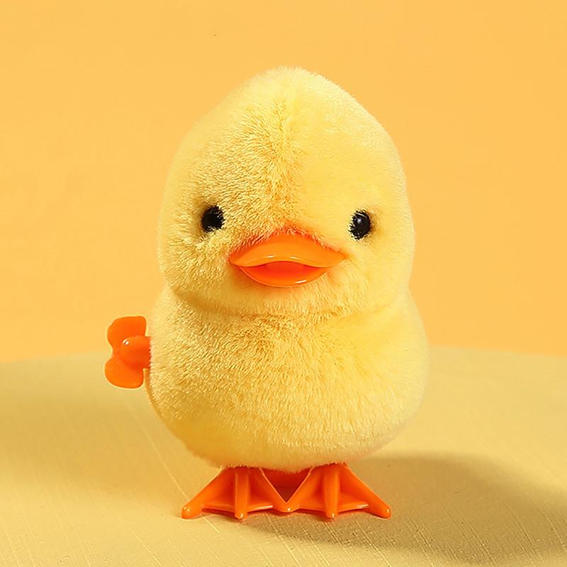 Clockwork Toy Jumping Sparrow Cute Lifelike Clockwork Spring Sparrow Toy For Baby Baby Cat Toy Plush Walking Animal A5