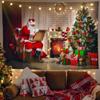 Santa Claus Tapestry Holiday Party Decoration Background Cloth Living Room Bedroom Dormitory  Home Decor