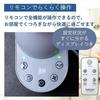 Yamazen Wall-mounted Circulator, Quiet, 10 tatami mats (up/down, left/right automatic swing) (with remote control) (with timer function), White Gray Y
