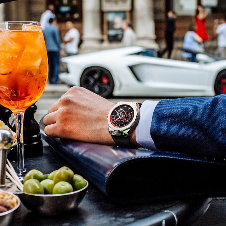 Bonest Gatti Watches Business, im Dunkeln leuchtende mechanische Uhr, wasserdichte Luxusuhr