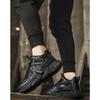 Men's Lightweight Sneakers Fashion Spring Leather Stitching Breathable Platform Shoes Outdoor Mens Casual Shoes  Zapatillas