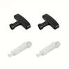 Pull Start Handle with 4mm Nylon Rope Assembly,Replacement Kit for Honda GX160 GX200 GX168,Small Gas Engine Generator Mower Pump