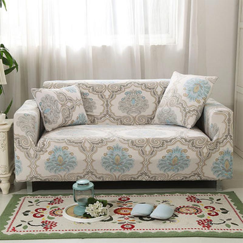 Чехол для дивана из фланели и полиэстера, большой эластичный чехол для дивана, универсальный универсальный чехол для дивана для гостиной Single seat 1pcs
