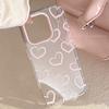 Gray Pink Graffiti Love IPhone 15 Apple 16 Promax Mobile Phone Case Suitable for 14 Personality 13 Transparent 11 Magnetic Suction