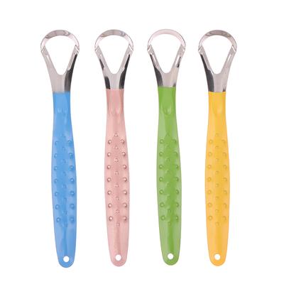 Stainless Steel Tongue Scraper Cleaners For Oral Hygiene Tongue Scraper Toothbrush Tongue Scraper Cleaning Brush