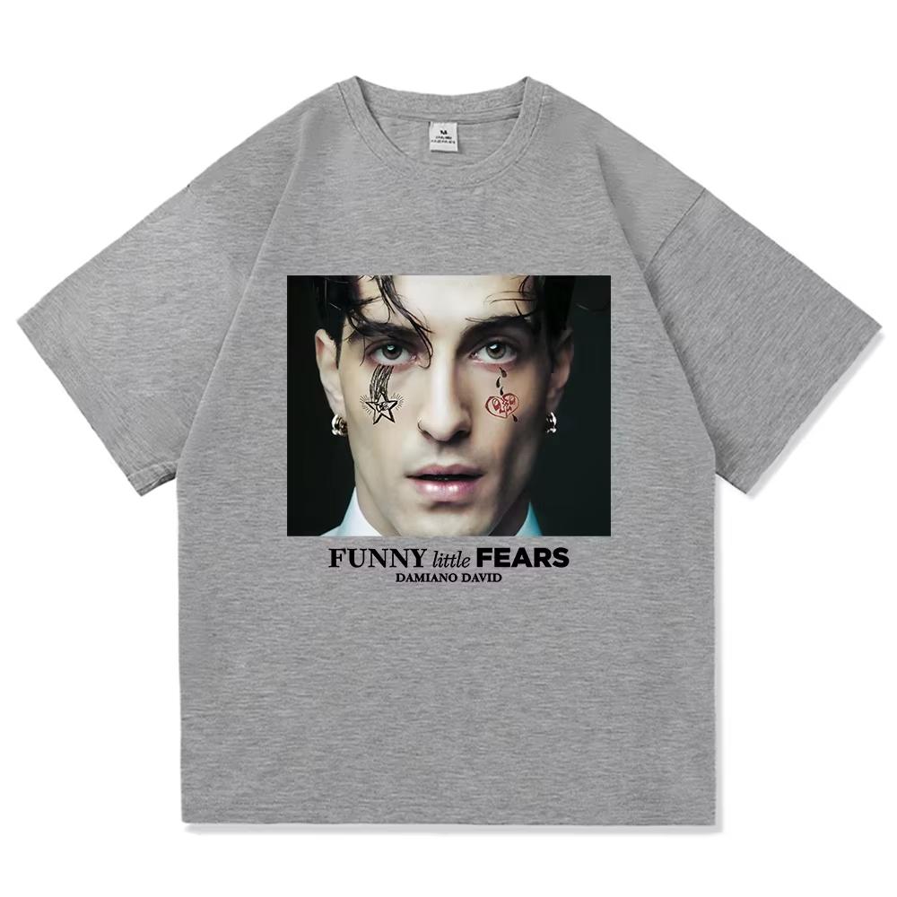 

Damiano David Funny Little Fears T Shirt Next Autumn 2025 Men Women Clothing Harajuku Clothes High Quality Tops Cotton Tshirts 4XL