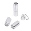 Tub de depozitare metalic cu 4 compartimente Organizator breloc din aliaj de aluminiu Container de călătorie impermeabil pentru activități în aer liber
