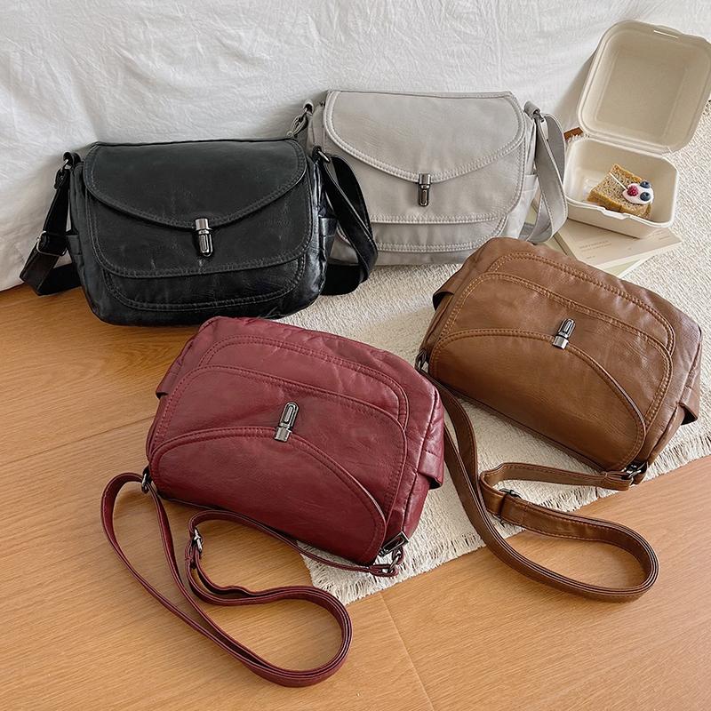 Borsa da Donna in PU Borsa a Spalla Vintage Borsa per la Mamma