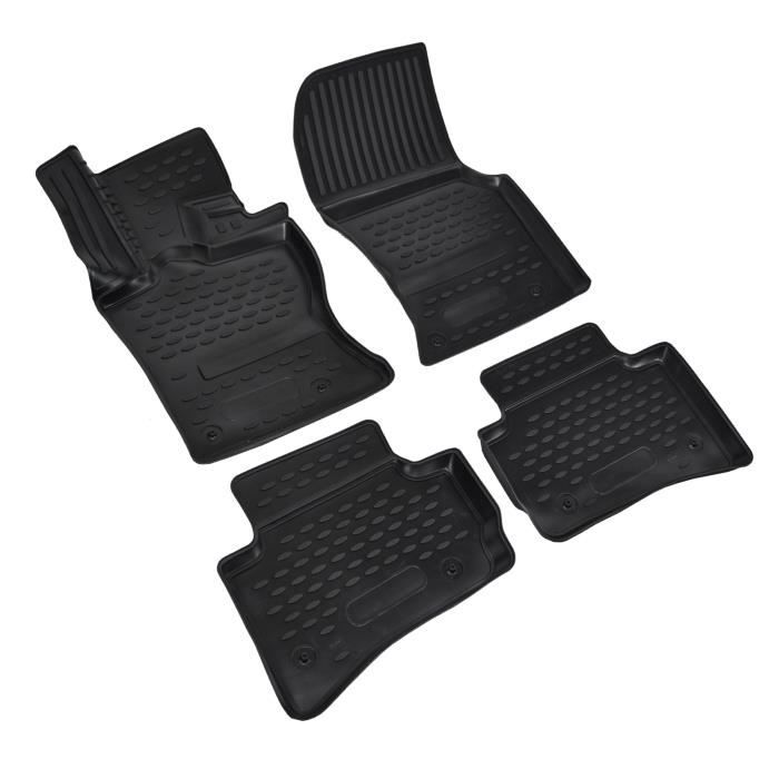 Tapis de sol - Exclusive - Jaguar F-Pace - Caoutchouc - 4 pièces - Toutes saisons