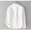 Korean Style Long Sleeve Men Shirt Lapel Collar Stitching Design Shirts Youth Pure Cotton Casual Shirt Comfortabl Men Tops Slim Fit