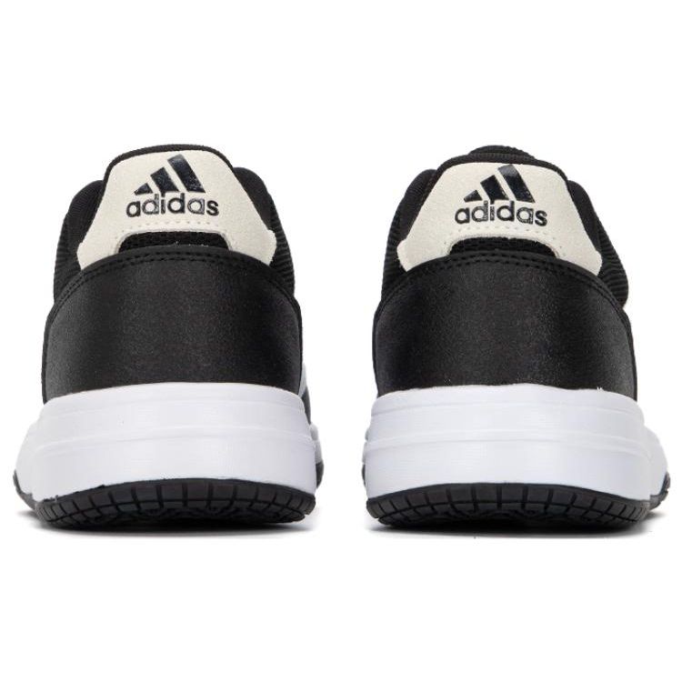Adidas Gametalker Leather Comfortable Low-Top Retro Basketball Shoes Unisex Sneaker Charcoal-Black HQ2213