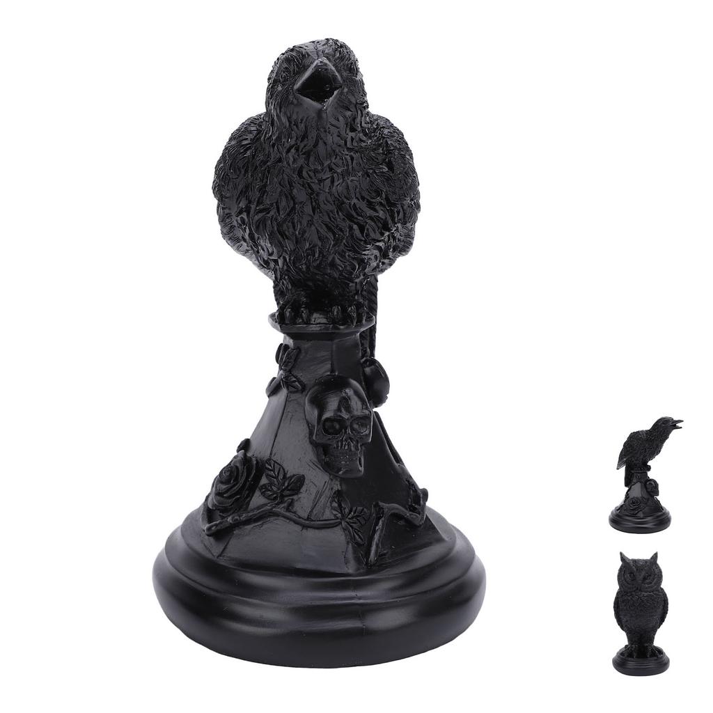 Gotycki świecznik Upiorny Stół Ozdoba Realistyczna Żywica Dekoracja Domu Gotycki Świecznik