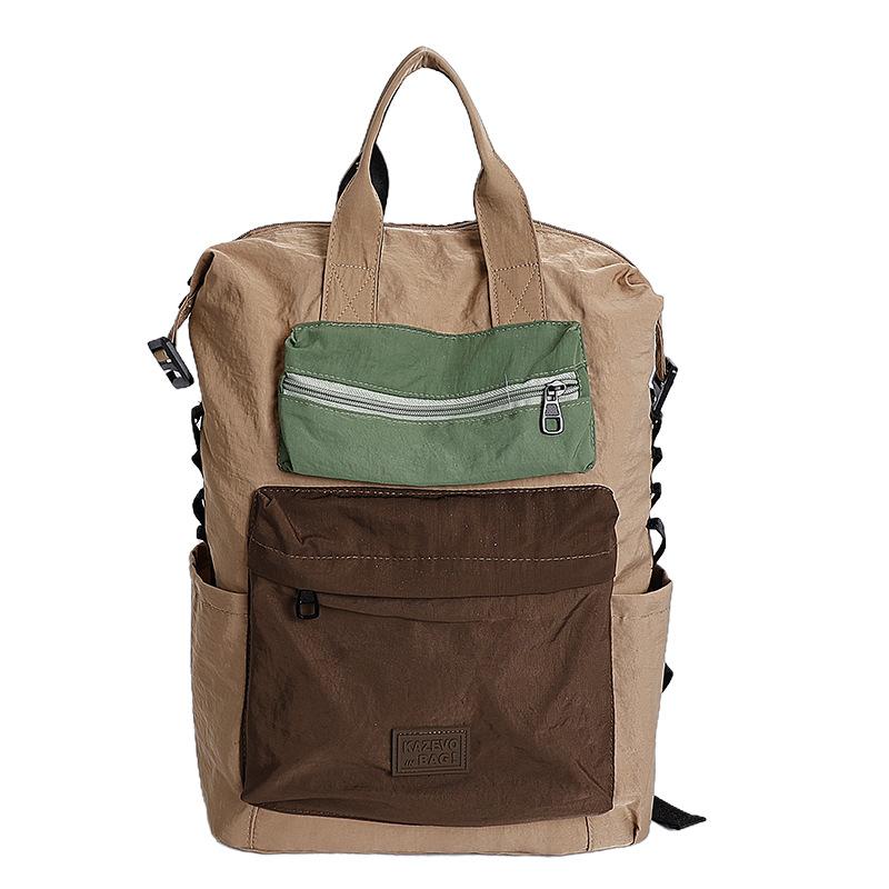 Schoolbag Lightweight Large Capacity Backpack Japanese Versatile Trend Travel Backpack Mori Niche Ultra Light College Student Handbag