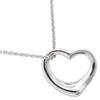 TIFFANY&Co. Open Heart Necklace Elsa Peretti Silver925 Heart 6.2g Women Used