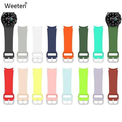 Cinturino per orologio in silicone per Samsung Galaxy Watch 6 4 / Orologio 5 40mm 44mm Cinturino per orologio 4 Classsic 42mm 46mm / Orologio 5 Pro