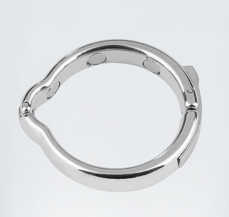 Kovový kroužek odporu předkožky: Pánské zpoždění a bondage lock