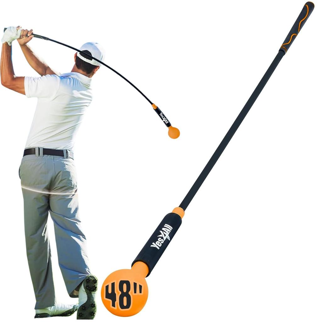 Yes4All Golf Swing Trainer Orange Improves 122cm Import from FA49 Rhythm/Flexibility/Balance/Tempo/Strength [Official Japan] [Product]