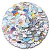 110 Cloud Doodle New Stickers Decorative Skateboard Suitcase Waterproof Stickers