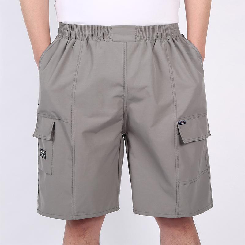 Middle-aged Summer Men's Shorts Five-point Pants Loose Casual Sports Men's Beach Pants Mid-waist Pants