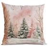 New Christmas Pillowcase Pink and Gold Fantasy Christmas Holiday Home Sofa Decoration Pillow Cushion