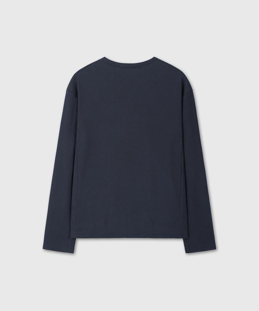 DIVEIN Uniform Waffle Long Sleeve (Navy)