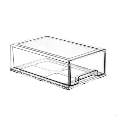 Clear Acrylic Makeup Organizer for Vanity - Stackable Cosmetic Storage Solution