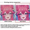 Japanese Anime femininity 3D Silicone Wrist Rest Mouse Pad Ergonomic Purple cat ear girl