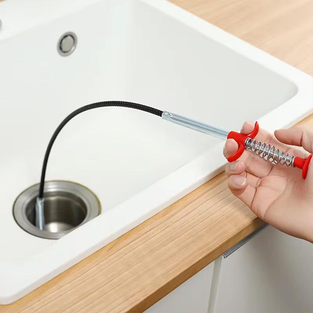 Four Claw Drainage Snake Drain Blocker Cleaner Four Claw Cleaning Tool Toilet Sewer Household Blocker Drain Cleaner Flexible Gri