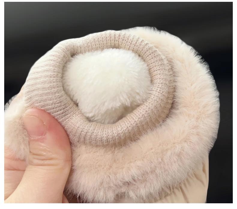 Soft Sole Baby Shoes & Socks for 6-12 Months - Velvet Lined, Non-Slip, Warm Winter Boots for Girls