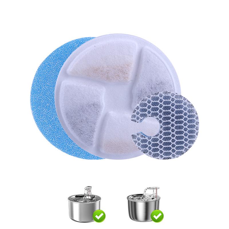 Round Arc Cotton Pet Water Fountain Filter Cartridge
