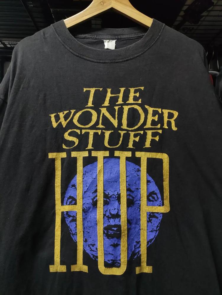 Vtg 80#039s The Wonder Stuff HUP Album Promo TShirt NZ173 S