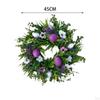Bliss: Vibrant Easter Egg Wreath for Indoor and Outdoor Festivities