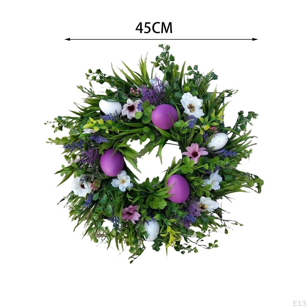 Bliss: Vibrant Easter Egg Wreath for Indoor and Outdoor Festivities
