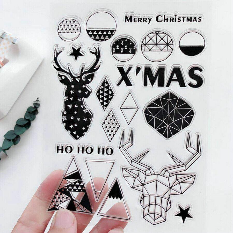 Car Travel Transparent Silicone Clear Stamps for Seal DIY Scrapbooking Album Paper Card Mountain Animal Dog