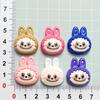Cartoon Rabbit Ears Resin Decorative Accessories for DIY: Glue, Phone Case, Magnet, Keychain Ornaments