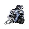 Keychain Pendant Motorbike Charm Zinc Alloy Anti-Detachable Hook Keyring Backpack Accessory Decompression Tool