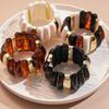 Geometric Exaggerated Bracelet Wide Retro Hand Ring Simple Wide Chunky Bangles  Summer