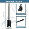 2PCS Epoxy Mixing Stick Paint Stirring Rod Putty Cement Paint Mixer Attachment With Drill Chuck For Epoxy Resin Latex Oil Paint