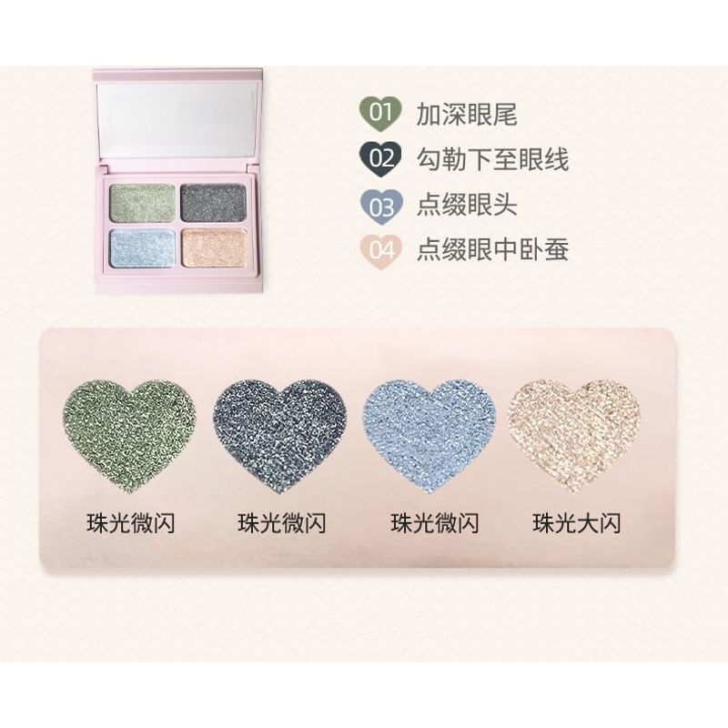 PUCO - Lidschattenpalette - Lotus Hafermilch