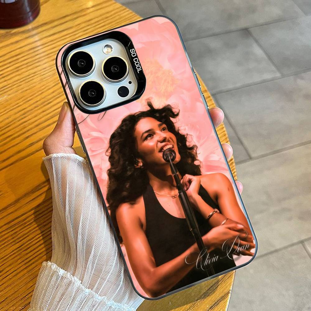 SO EASY O-Olivia D-Dean Singer Phone Case For iPhone 16 17 15 14 12 13 Pro Max Black Candy Matte Shockproof Cover